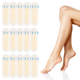Gel Blister Bandages - Hydrocolloid Pads for Foot, Heel, Toe Blister Prevention & Recovery - Waterproof Seal Adhesive Bandages (15ct, 2.36"×0.79")