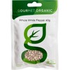 Gourmet Organic Herbs White Pepper Whole 40g Sachet