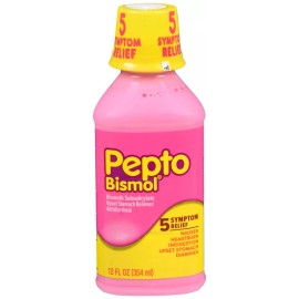 ON CONTAINER Pepto Bismol Liquid Original 12 oz x  2 bottles