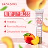 Ruby Kisses Broadway Lip Gloss Vita-Lip Clear Lip Gloss, Moisturizing,
