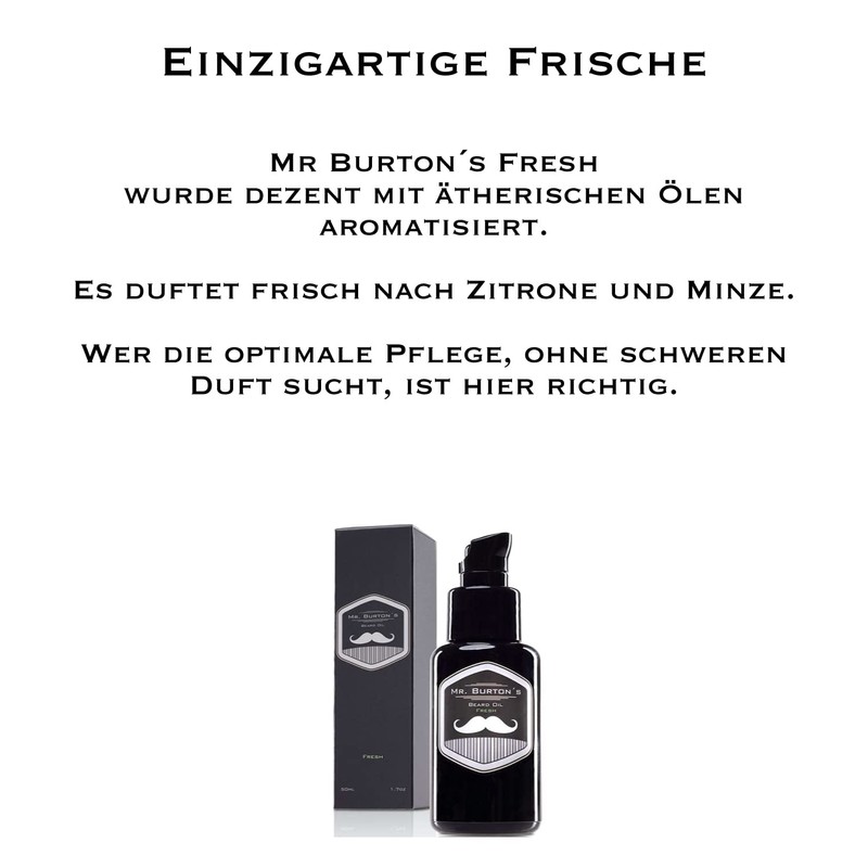 Beard Care for Men – Mr. Burton´s Beard Oil –