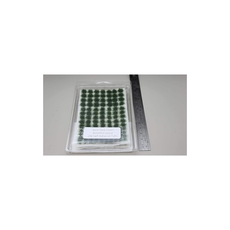 SEM - TU4DG-A - 4mm Dark Green - Assorted Layout