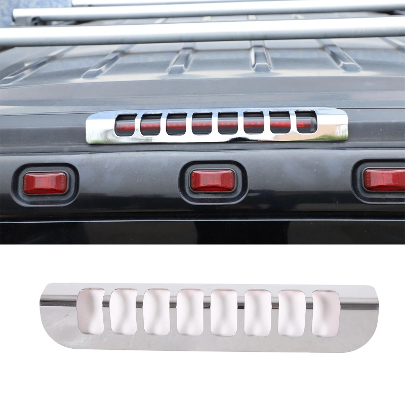 car-attention Alloy Rear Tailgate 3rd High Brake Light Trim Cover