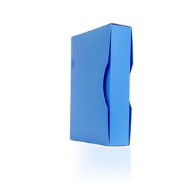 Arpan A4 Presentation Display Book, File Folder with 150 Pockets 300 Sides, Storage Case Portfolio Folder with Plastic Sleeves, Poly Pocket (Blue - Pack of 2)