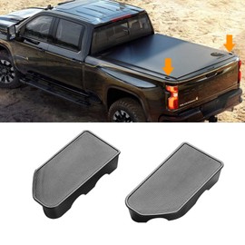 TTCR-II for 2019-2020 Chevy Silverado GMC Sierra Bed Rail Stake Hole Cover Caps (2 Packs)