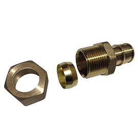 10 Pieces XFITTING 1/2" Pex A x 5/8" OD Compression Straight Adapter