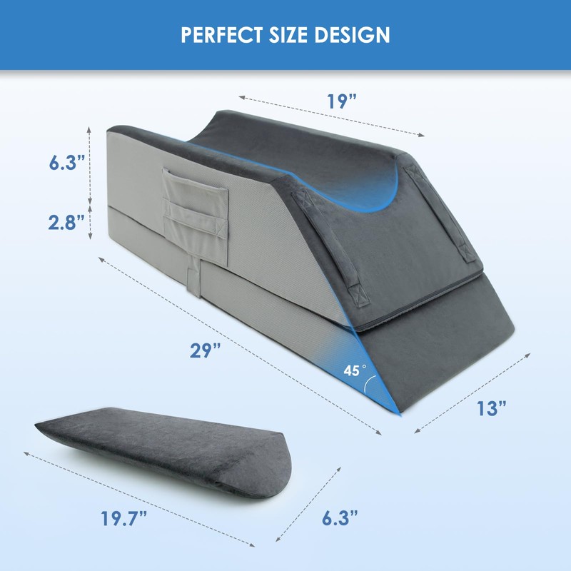 Kehangte Leg Elevation Pillows for After Surgery,4-Height Adjustable Leg Elevating