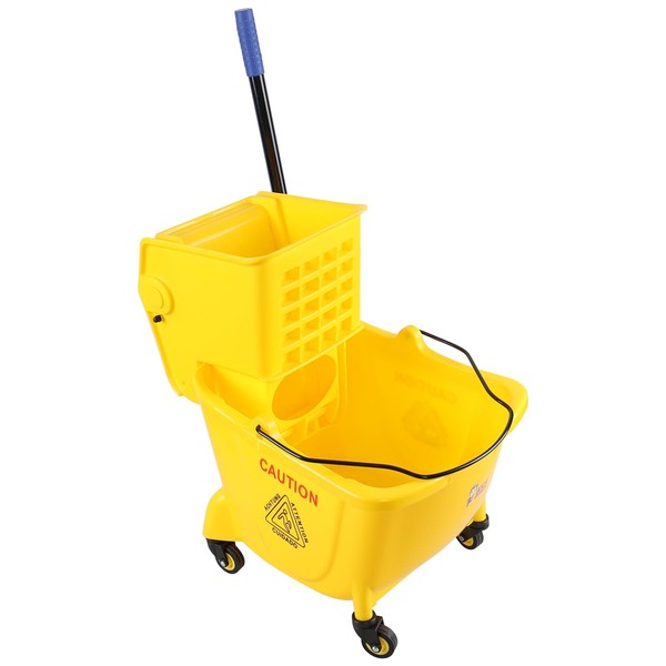 Asking Commercial Plastic Mop Bucket with Side Press Wringer on