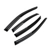 Arokzn 4pcs Smoke Tinted Tape-On Side Window Visor Rain Guards