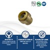 XFITTING Push Fit 3/4 Inch End Cap Plug with 1