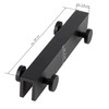Glass Shower Wall Hook Rack Double Hook Rack with 4