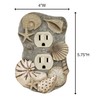 At the Beach Blue Single Outlet Cover Switchplate