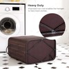 SONGMICS Laundry Hamper with Lid, Bamboo Launry Basket with Handles,