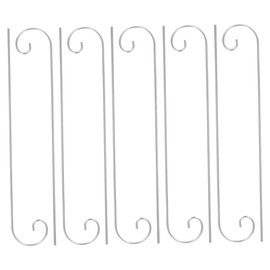 VINTORKY Elegant Shepherd Hooks 10 Pack Metal Garden Hanger Lantern Plant Stand Bird Feeder Hanger for Outdoor