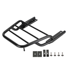 Mad Hornets Black Extension Rear Rack Luggage Carrier Fit for Honda Trail 125 C125AM CT125 Hunter Cub 2020-2023