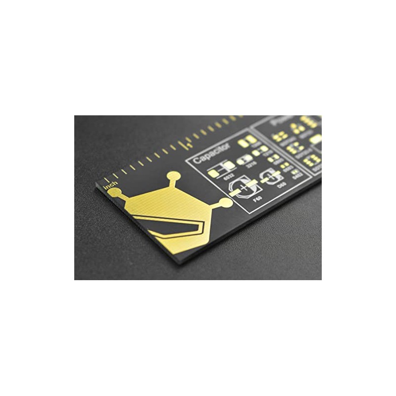 Teensy PCB Ruler - Mini 16 cm (Fibre Glass, Plastic,