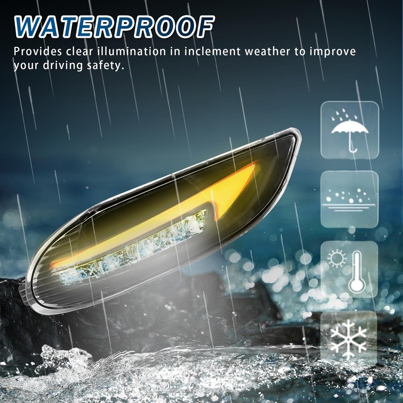 Shocklight LED DRL Fog Lights fit for 2002-2004 Toyota Camry/