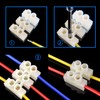 Tnisesm/30Pcs Quick Connect Screw Terminal Block 2/3 Position Wire Connectors