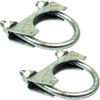 APUK 2x Exhaust Silencer Clamp 45mm M8 Replacement for John