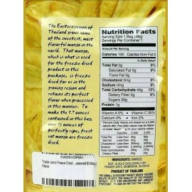 Trader Joe's 3 Packs Trader Joe's Freeze Dried Mango Unsweetened Unsulfured 1.7 oz Each Pack