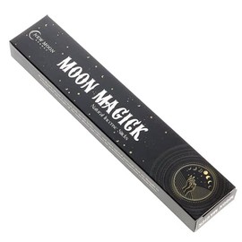 Moon Magick New Moon Aromas Natural Incense Sticks (3 Packs) with JRose Incense Holder