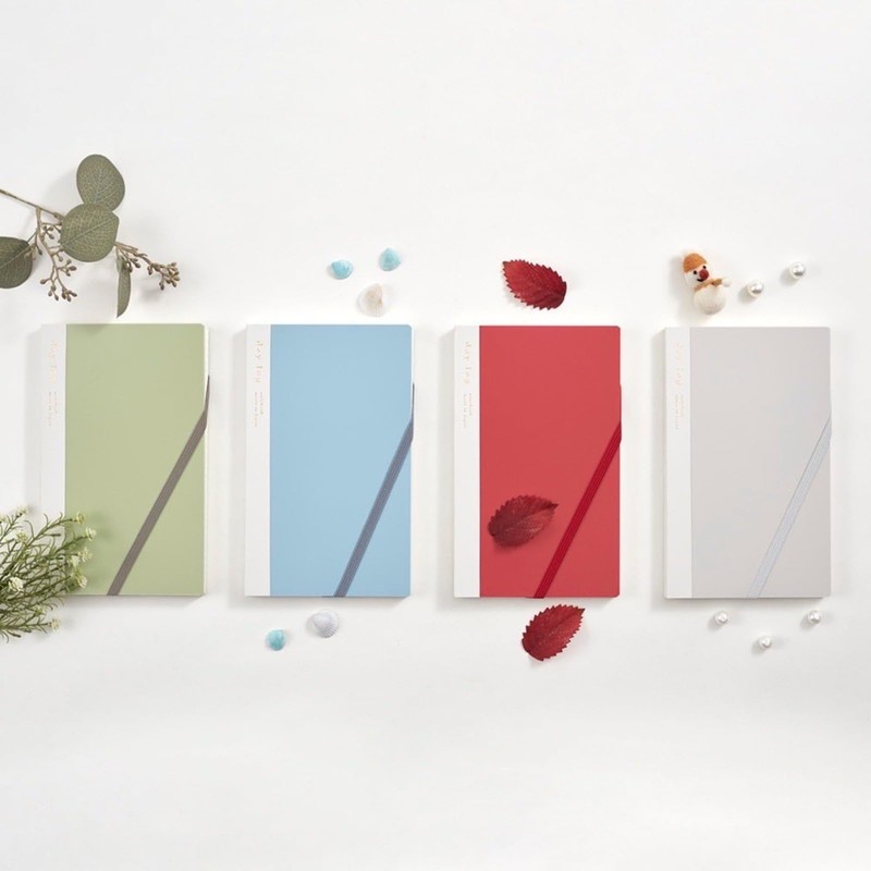 Daigo Isshoni. Notebook Daylog B6 Slim Green (Set of 2)