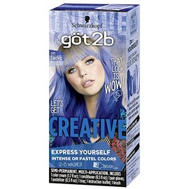 Got2b Creative Semi-Permanent Hair Color, 095 Electric Blue