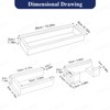 3 Pieces Bathroom Hardware Accessories Set, Set SUS304 Stainless Steel