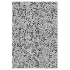 Sizzix 3-D Textured Impressions Embossing Folder Winter Foliage by Kath Breen | 665599 | Chapter 3 2022, Multicolor, One Size