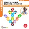 Discovery Toys Stacking Owls Wood Balancing Acrobat Set | Kid-Powered