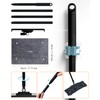 Angootao Heavy Duty Floor Squeegee, 53 Inch Long Handle Cleaning