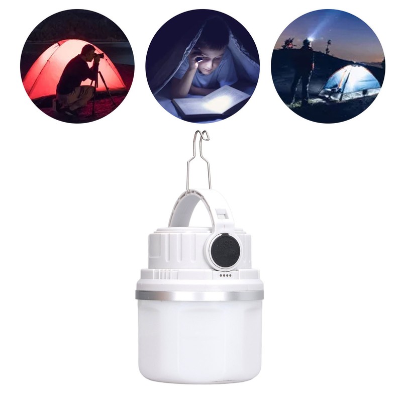 LED Camping Light Portable 360° Uniform Soft Light Emergency Camping