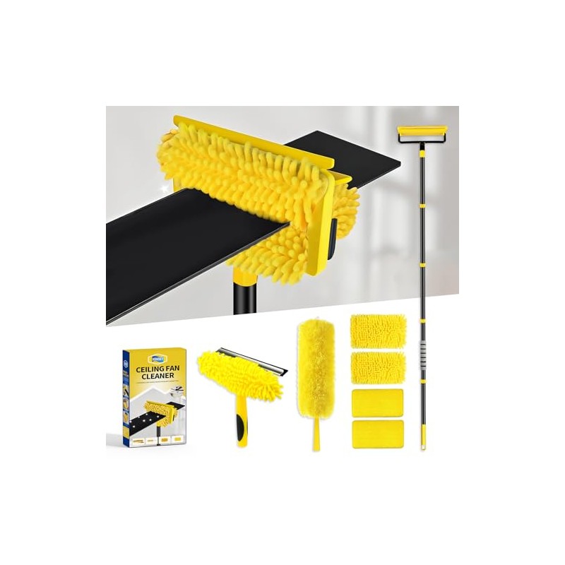 Multi-Functional High Ceiling Fan Cleaning Tool Set