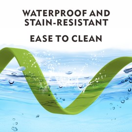 Dog Training Leash, Waterproof Long Dog Leash, Easy to Clean Long Line 6FT 10FT 15FT 30FT 50FT for Small, Medium, Large Dogs(Greenery, 33FT)