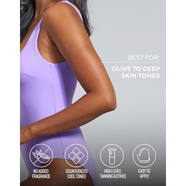 Bondi Sands Technocolor 1-Hour Express Magenta Self-Tanning Foam Easy Application, Streak Free Fake Tan - Fast-Acting Body Tan for Natural-Looking Glow (200ml)