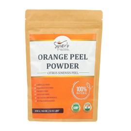 Spierb Orange Peel Powder 250 gm – Dried Orange Peel Powder for DIY face packs. Pure Citrus Sinensis Peel Powder. No Preservatives or chemicals added