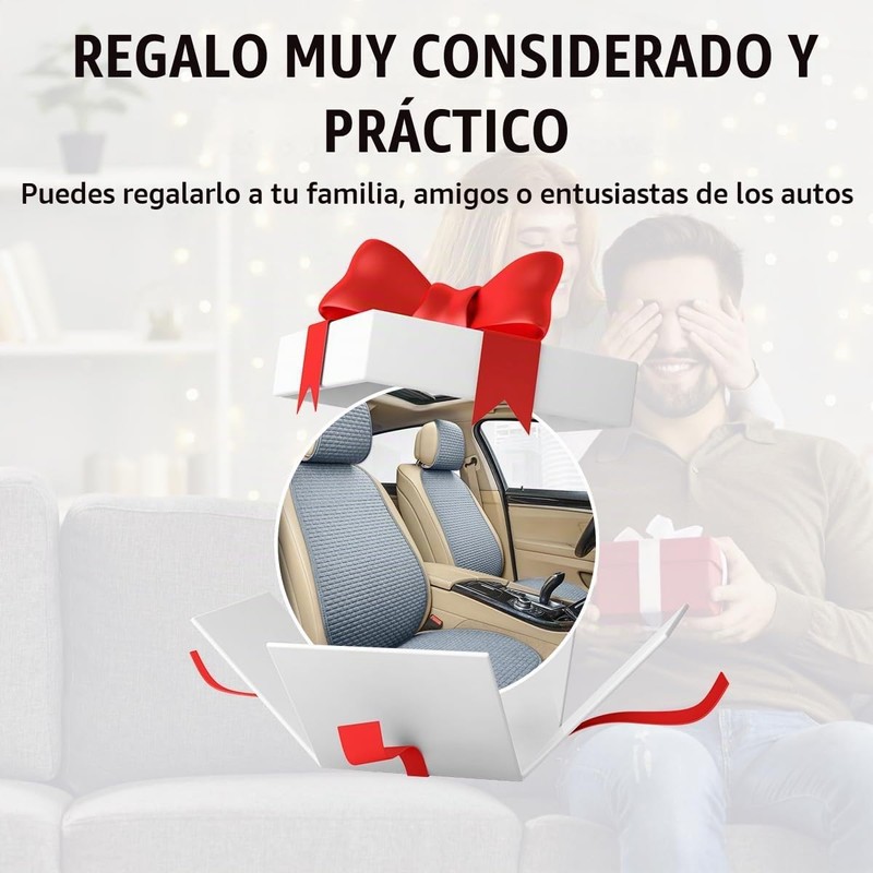 Yourkar Funda para Asiento de Coche – Set 4 piezas