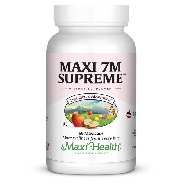 Maxi-Health 7M Supreme High Potency Probiotic Acidophilus Formula, 60 Count