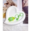 LAEKOU Cute Turtle Design Keychain for Women, Aesthetic Bag Charms