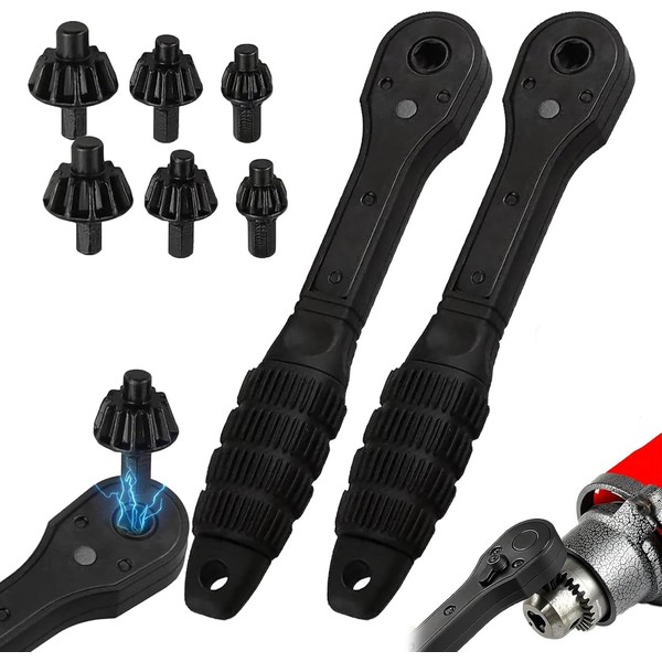 3-in-1 Ratchet Drill Chuck Key Wrench – Universal Chuck Key