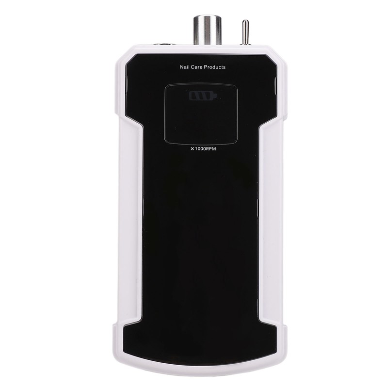 Black Rechargeable Electric Nail Drill Portable Nail Polish Machine Electric