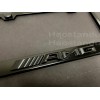 License Plate Frame Shop 1x *BlackAMG* 3D Emblem BLACK Stainless