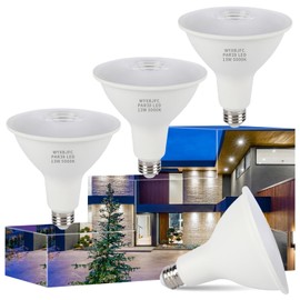 Par38 Outdoor Flood Light Bulb, LED Flood Light Bulbs 4 Pack, 13W(120W Equivalent) Dimmable LED Outdoor Flood Light Bulbs E26 Base, 1300LM 5000K, Waterproof Led Flood Lights for Out door Indoor