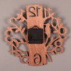 Wall Clock Tree Shape Silent Non Ticking Clock for Office