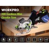 WORKPRO 20V Cordless Mini Circular Saw with 3 Blades 4-1/2"