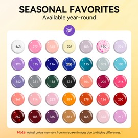 PHOENIXY 51 Pcs Gel Nail Polish Kit with U V Light, 35 Colours Gel Polish with 5 Pcs Base Top Coat Manicure Starter Nail Polish Set Gifts for Women ST9016