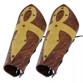 Armory Replicas Leather Gauntlet Wristband Medieval Bracers Viking Wrist Guards