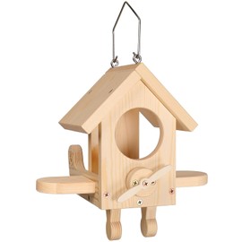 SISTERBIRD Bird Feeders for Outdoors, Cardinal Bird Feeder Kits for Kids, Aircraft Style Bird Feeder Hanger, DIY Kits for Adults Crafts & Arts Bird Feeder