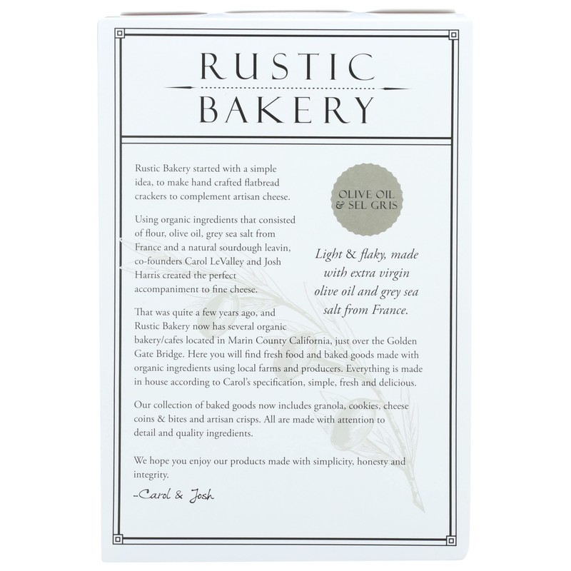 RUSTIC BAKERY Olive Oil Sel Gris Flatbread Bites, 4 OZ