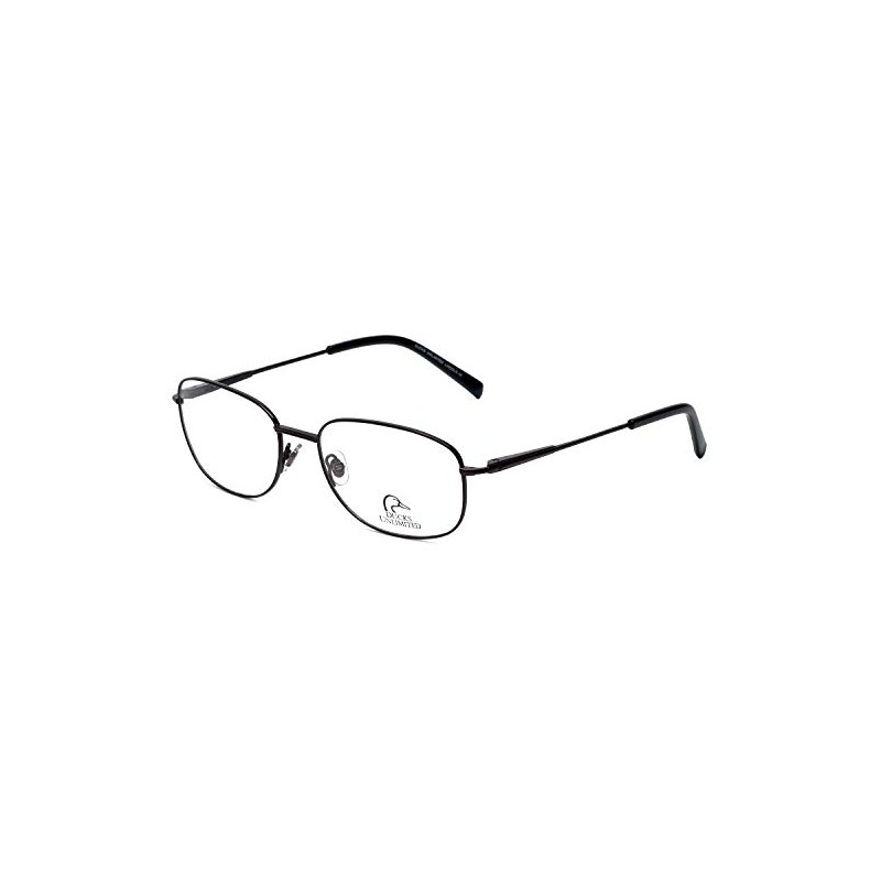 Ducks Unlimited Designer Titanium Metal Eyeglass Frames Lincoln in Charcoal